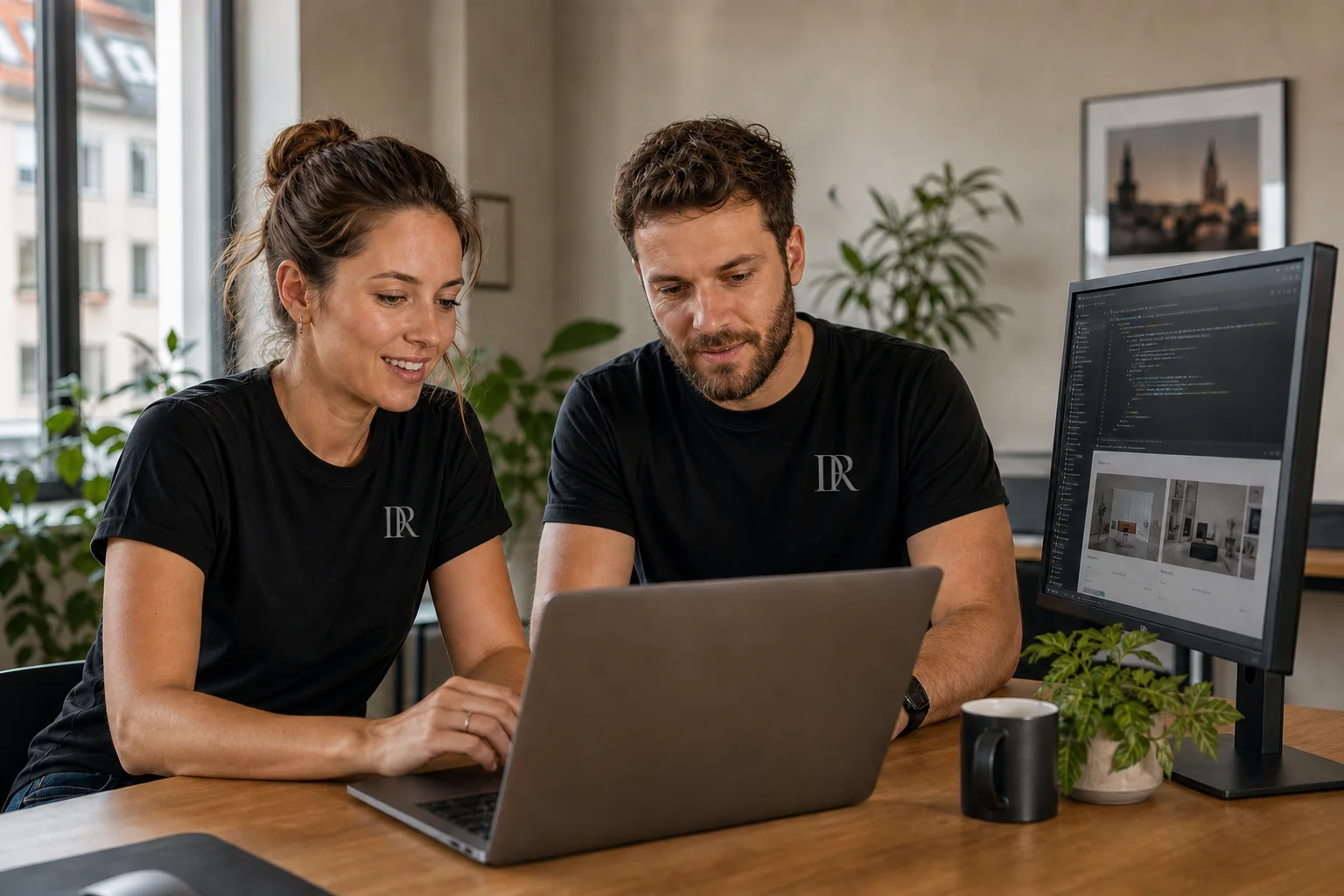 Zwei IT-Professionals von Ragdom Venture bei der technischen Projektbetreuung